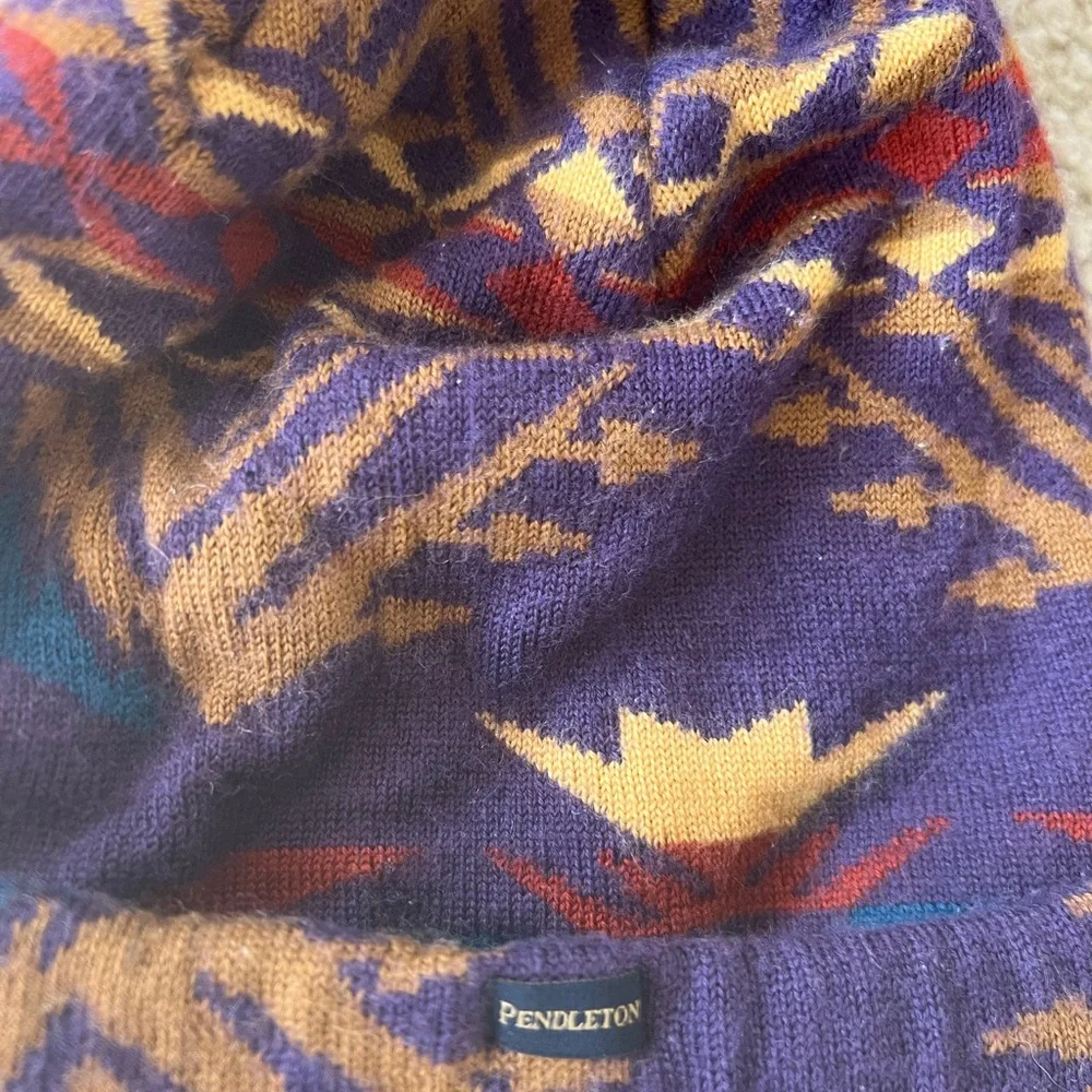 Pendleton Colorful Patterned Beanie - Picture 4 of 4